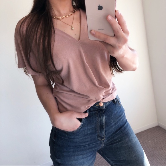 LAST S —Vintage Mauve Top - Picture 2 of 7